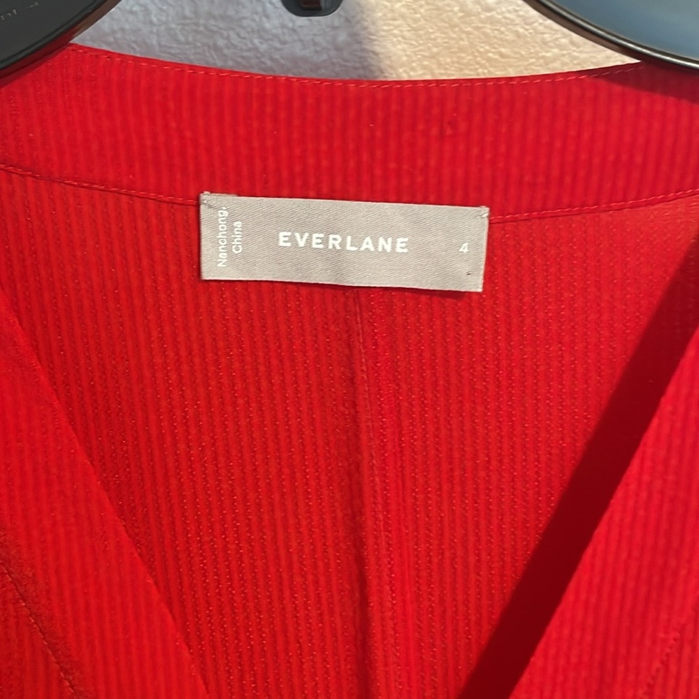 Everlane Red Midi Dress - Picture 2 of 7